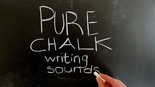 The BEST ASMR Chalk Writing Sounds for Sleep and Relaxation 😴  No Talking [upl. by Lamaaj]