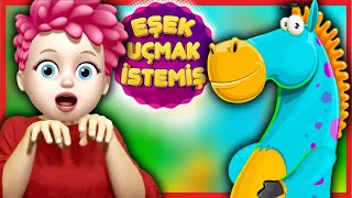 Eşek Uçmak İstemiş  Türkçe Çocuk Şarkıları  Çizgi Film  Tele Mini [upl. by Reichert]