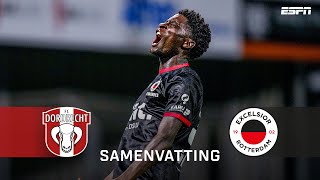 👏 GOEDE start EXCELSIOR met HECTISCHE SLOTFASE 🥵  Samenvatting FC Dordrecht  Excelsior [upl. by Filomena]