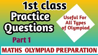 Math Olympiad Exam for Class 1 Practice Questions with Answer Olympiad Exam Class 1imo olympiad [upl. by Ydnamron]