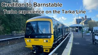 Crediton to Barnstable Turbo experience on the Tarka Line Great Western Railway ￼￼ [upl. by Addiego]