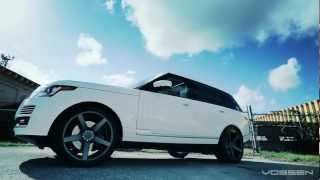 2013 Range Rover HSE  22quot Vossen VVSCV1  VVSCV3 quotDualquot Concave Wheels  Rims [upl. by Llerol]