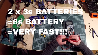 I built a 6s battery out of 2 3s batteries and flew it [upl. by Elia342]