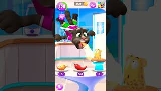 Work for tom2 eating reaction funny gamesmytalkingtom2 trending [upl. by Akeenat406]