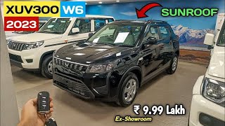 W6 XUV300🔥 The perfect SUV 🔥🔥 with sunroof ✌️✌️ youtubeshorts viral youtube reels instagram [upl. by Mildrid905]