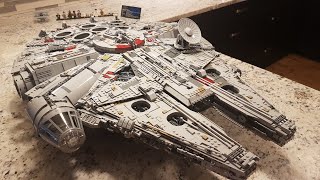 LEGO Star Wars UCS Millennium Falcon TimeLapse Speed Build amp Review 75192 [upl. by Oiracam]