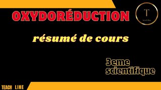 oxydoréduction Résumé de cours 3eme scientifique [upl. by Ellennod]