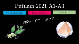 Putnam 2021 Math Competition A1 to A3 [upl. by Perrin897]