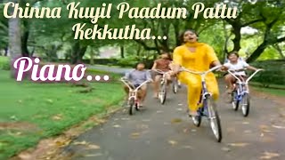 Chinna Kuyil Paadum Pattu Kekkutha  Keyboard  Poove Poochudava Movie Song  K S Chithra [upl. by Cockburn]