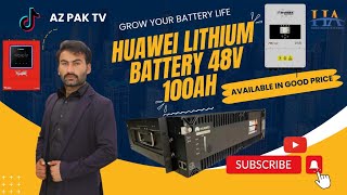 Lithium iron Huawei Lithium 48V 100AH battery [upl. by Aelrac550]