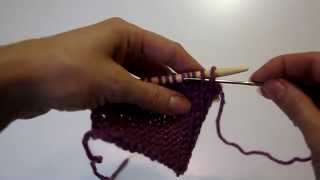 How To Knit Sewn CastOff aka Sewn BindOff [upl. by Nosille]