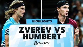 Alexander Zverev vs Ugo Humbert Highlights  Paris 2023 [upl. by Muffin]