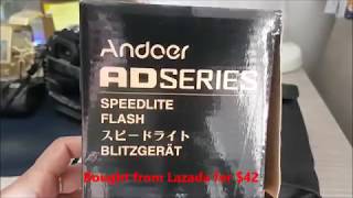 Andoer Speedlight AD560 IV [upl. by Cypro845]