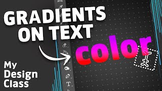 How to Add A Color GRADIENT to Text in Photoshop [upl. by Acir]