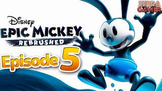 Disney Epic Mickey Rebrushed Gameplay Walkthrough Part 5  Mickeyjunk Mountain Meeting Oswald [upl. by Icak34]