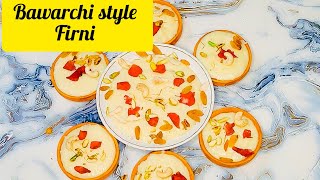 Bawarchi style firni recipe shahi firni recipe [upl. by Cirda]