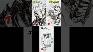 Dandadan characters drawing compilation in 10secs5mins 1hr2hrs drawing art shorts dandadan [upl. by Liew23]