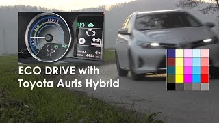 TOYOTA Auris Hybrid  How to drive a Hybrid [upl. by Sulohcin391]