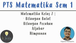 Latihan UTS Matematika Kelas 7 Semester 1 2023 [upl. by Fernandez100]