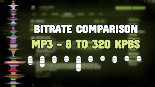 MP3 Bitrate Comparison  8 to 320 Kbps Epic Music [upl. by Eiboj]