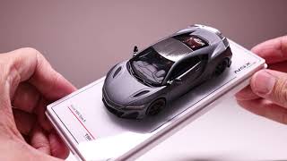 143 TSMModel 2022 Acura NSX Type S Gotham Gray Unboxing [upl. by Araiet]