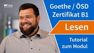 Tutorial GoetheÖSDZertifikat B1 Modul LESEN [upl. by Leuname]