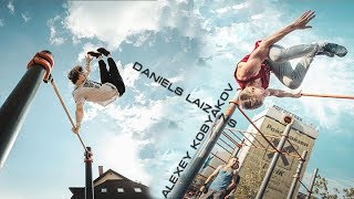 BEAST FREESTYLE STREET WORKOUT MOTIVATION DANIELS LAIZANS amp ALEXEY KOBYAKOV [upl. by Nuahsak]