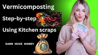 Vermicomposting Process Step By Step At Home  How to vermicomposting [upl. by Niltac221]