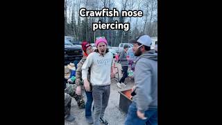 Manning up at fish camp outdoors crawfish fishingcamp [upl. by Leinto518]