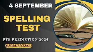 PTE Spellings Practice TEST  Most Repeated Spellings in the real exam September 2024 [upl. by Eilyk]