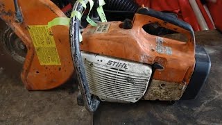 stihl ts 400 coil repair weak or no spark [upl. by Seaman]