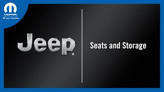 Seats and Storage  How To  2025 Jeep Gladiator [upl. by Elyrehc]