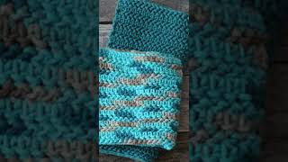 Make This Easy Free Potholder Half Double Herringbone Stitch Quick Cotton Yarn Crochet Project [upl. by Fleda]