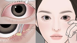 ASMR 시각적 팅글 가득한 간질간질 눈청소 마이봄샘 비립종 압출 Eye Cleaning Eye Spa  LULUPANG [upl. by Simson64]