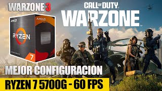 MEJOR Configuracion Procesador Ryzen 7 5700G 60 FPS estable Warzone 2  Diciembre 2023 [upl. by Jameson]