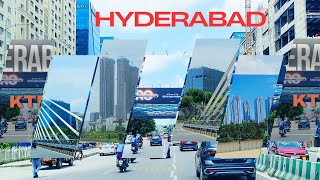 Hyderabad Hitech City Gachibowli Cable Bridge [upl. by Eleinad]