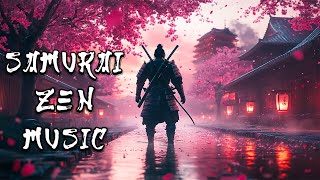 Samurai Zen Music  Silent Journey Under Cherry Blossoms  Helps Relax the Mind Better [upl. by Onaicul]