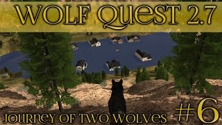 Wolf on the Cliffs 🐺 Wolf Quest 27  Brothers Journey  Episode 6 [upl. by Lear]