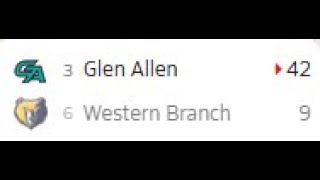 3 Glen Allen vs 6 Western Branch HS Nov15th 2024 High School Varsity Football Quarterfinals [upl. by Aneer]