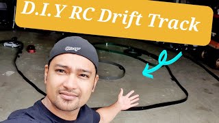 How to build a RC drift track DIY Portable RC track [upl. by Lesirg302]