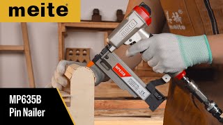 Meite Pin Nailer—MP635B [upl. by Winshell]