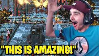 Summit1g Reacts to Heavensward Trailer amp HUGE Welcome Party  Final Fantasy 14 [upl. by Annaerb790]