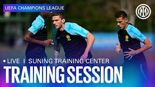 🔴 LIVE TRAINING  1 DAY UNTIL INTER  BARCELLONA ⚫🔵 IMInter InterBarcellona [upl. by Minette345]