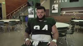 Colorado State Football Cam Bariteau Post Practice 8724 [upl. by Horick]