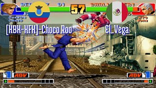 FT5 kof98 KBXKFKChoco Roo EC vs ElVega MX King of Fighters 98 Fightcade Oct 4 [upl. by Geoffry14]