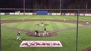 Haydens first at bat in middle school baseball [upl. by Didier]