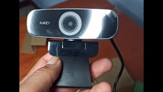 la mejor cámara web por 30€ para streaming Aukey Webcam 1080p Full HD [upl. by Kirbie]