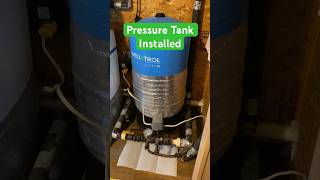 New Pressure Tank Installed  Project Done welltank [upl. by Kenji146]