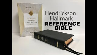 KJV Hendrickson Hallmark Reference Bible Review [upl. by Ahsinnek109]