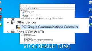 Fix  PCI Simple Communications Controller Driver Missing Error In Windows 10 81 8 [upl. by Muhcon]